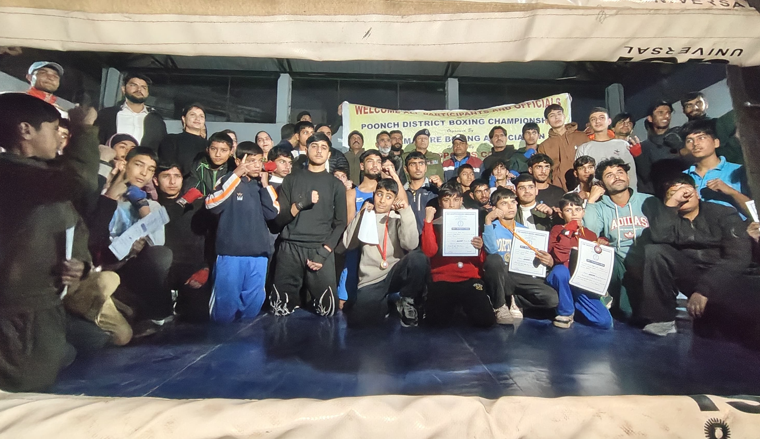 District Poonch, Srinagar Boxing meet held 